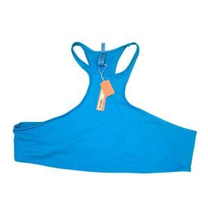 NWT Skims Recycled Swim High Neck Racerback Top Bikini Swimwear 4X